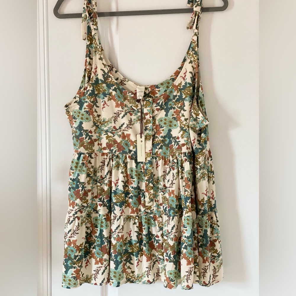 NWT Kate Quinn Prairie Tie Tank